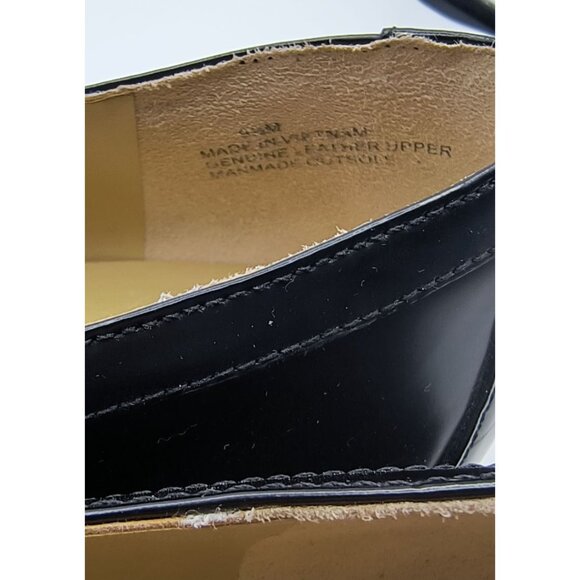 Talbots Womens Black Leather Laura Tassel Loafers Size 9.5M Flats Loafers Work - Picture 8 of 8